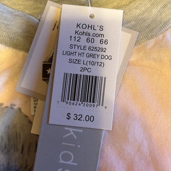 Jellifish Kids Bulldog Pajama Set Girls Large 10/12 2 Piece - Picture 8 of 16